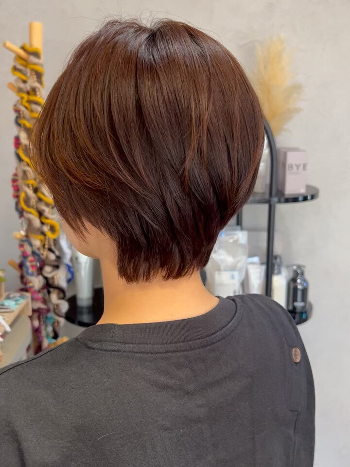 ロングからのバッサリショート
